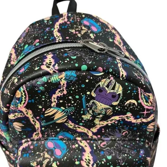 FUNKO Marvel Infinity Saga Black Multicolor Unisex Mini Backpack - Picture 14 of 16